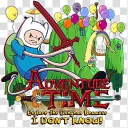 Adventure Time Explore the Dungeon Because I Don t, Adventure Time Explore the Dungeon Because I Don't Know! (Render Style) transparent background PNG clipart