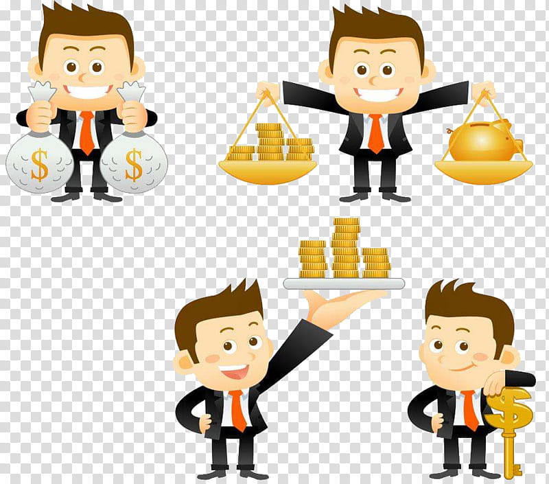 Team People, Cartoon, Money, Gesture transparent background PNG clipart