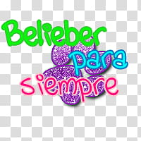 Belieber para Siempre transparent background PNG clipart