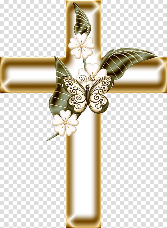 catholic cross clipart gold