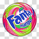 Badge Icons SE , Fanta MANGO  transparent background PNG clipart
