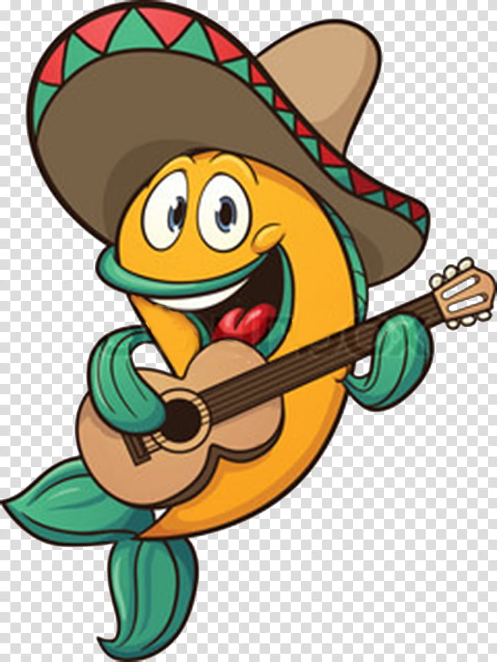 Hat, Mariachi, Guitar, Sombrero, Cartoon, Headgear transparent background  PNG clipart