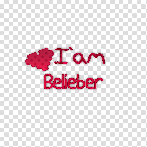 Textos Belieber transparent background PNG clipart