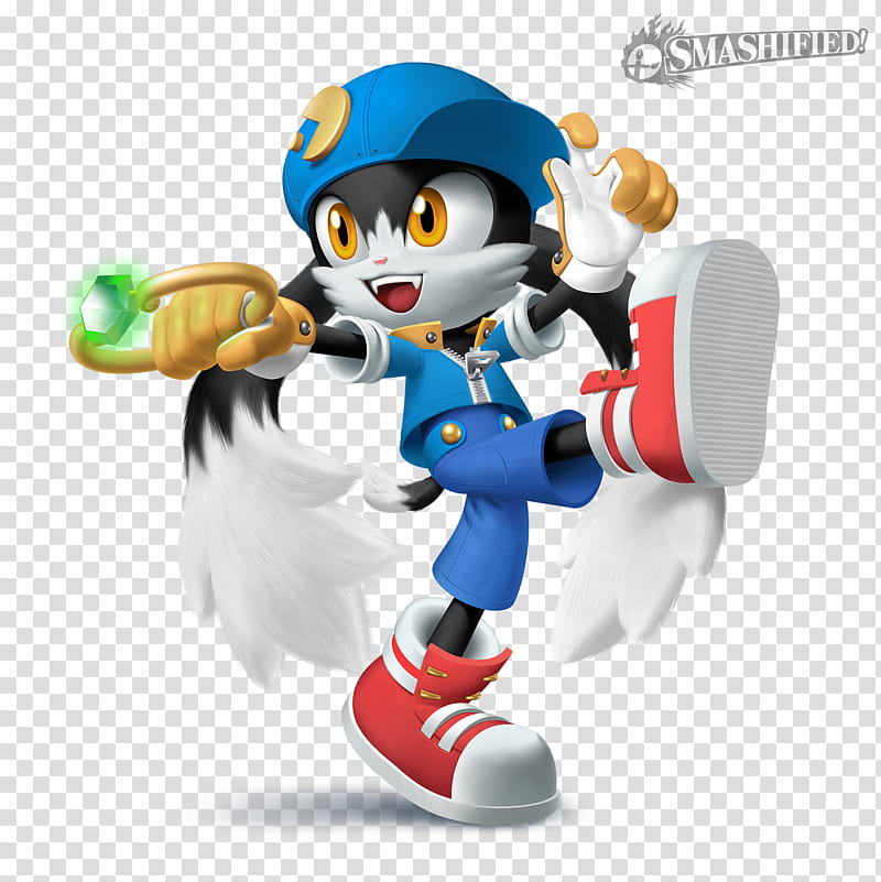 Klonoa Smashified, Smashbros game character illustration transparent background PNG clipart