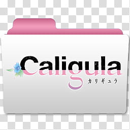 Anime Spring  Icon Folder Icon , Caligula transparent background PNG clipart