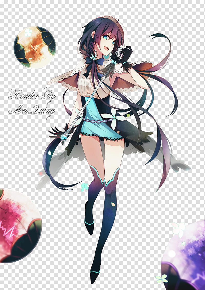Render Anime Girl, Xia Yu Yao transparent background PNG clipart