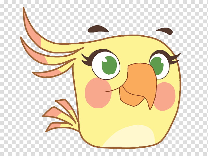 Stella Angry Birds, Angry Birds Stella, Bird Illustrations, Digital Art, Character, Angry Birds Movie, Facial Expression, Yellow transparent background PNG clipart