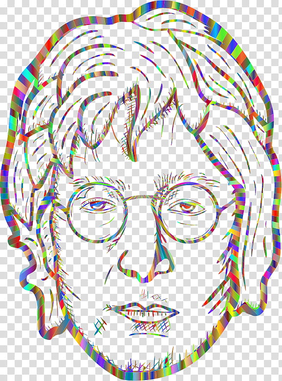 Glasses Drawing, Beatles, Abbey Road, Yellow Submarine, Coloring Book, Cover Art, John Lennon, Face transparent background PNG clipart