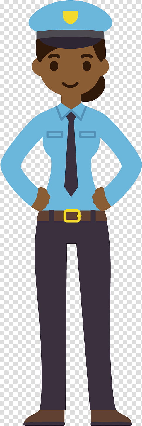 Police, Cartoon, Police Officer, Drawing, Uniform, Standing, Gentleman, Suit transparent background PNG clipart