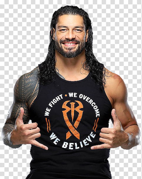 WWE Roman Reigns   transparent background PNG clipart