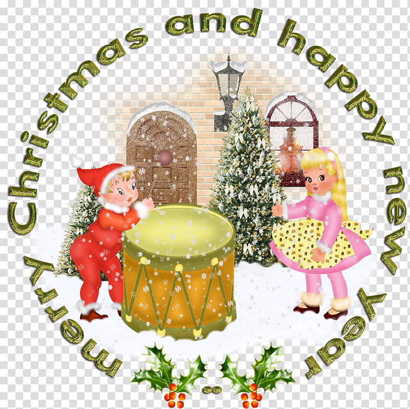 christmas s, Merry Christmas and Happy New Year illustration transparent background PNG clipart