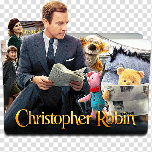 Movie Collection Folder Icon Part , Christopher Robin v transparent background PNG clipart