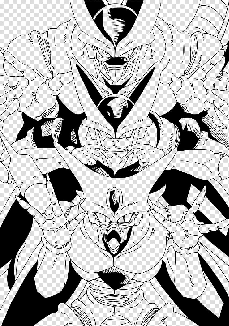 Cell All Forms Poster Lineart Without Spots transparent background PNG clipart