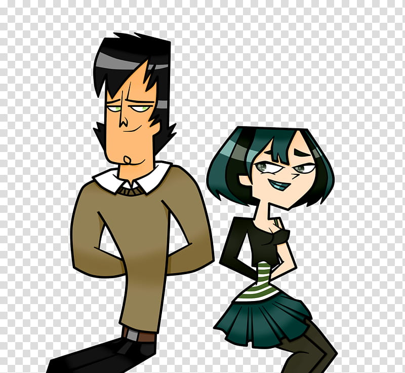 Total Drama Gwent Trent x Gwen transparent background PNG clipart