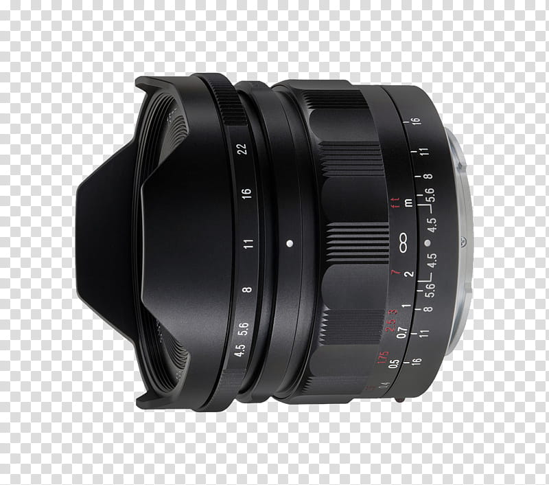 Camera Lens, Fisheye Lens, Prime Lens, Wideangle Lens, Voigtlander Nokton 175mm F095, Sony Emount, Micro Four Thirds System, Heliar transparent background PNG clipart