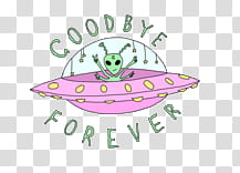 New Overlays, alien and spaceship illustration with text overlay transparent background PNG clipart