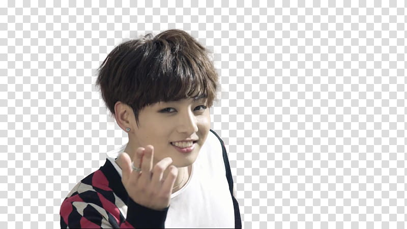 BTS Fire MV Teaser  s, man showing hand gesture transparent background PNG clipart