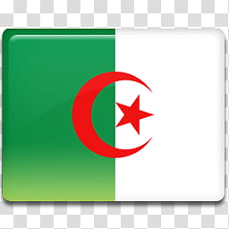 All in One Country Flag Icon, Algeria-Flag- transparent background PNG clipart