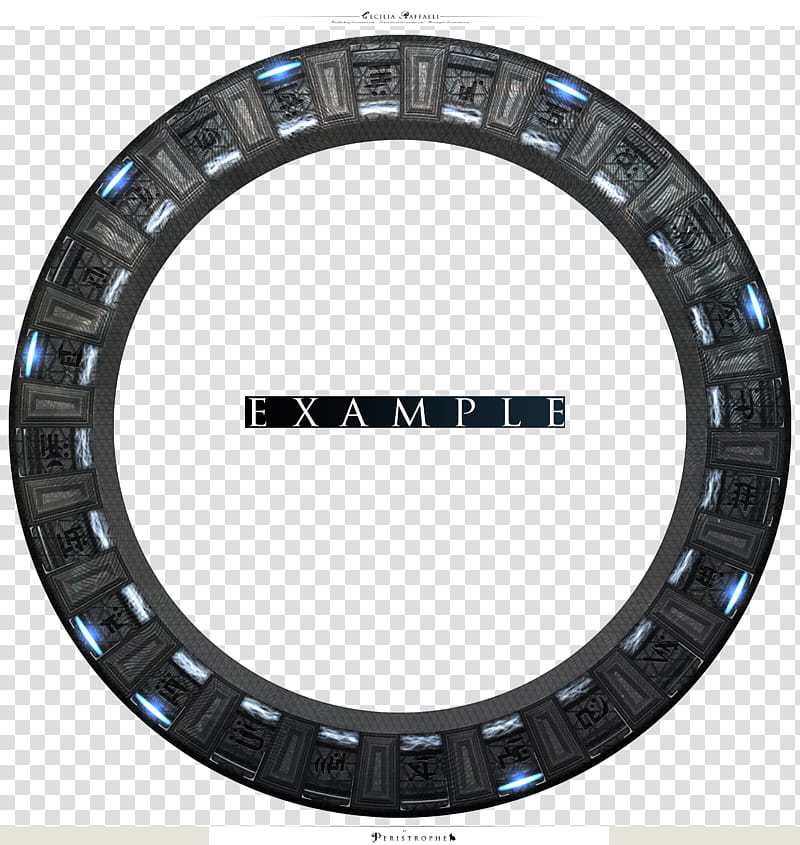 Stargate, round gray and black LED light screenshot transparent background PNG clipart