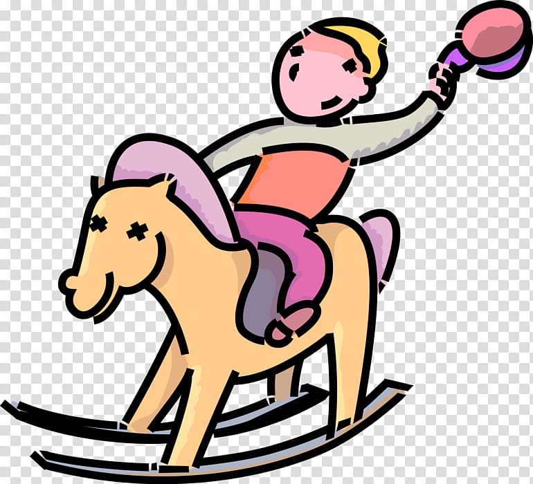 Child, Horse, Pony, Rocking Horse, Riding Horse, Equestrian, Cartoon, Horse Supplies transparent background PNG clipart