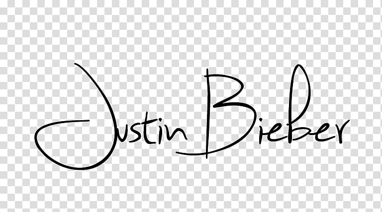 Textos y Firmas Justin Bieber transparent background PNG clipart