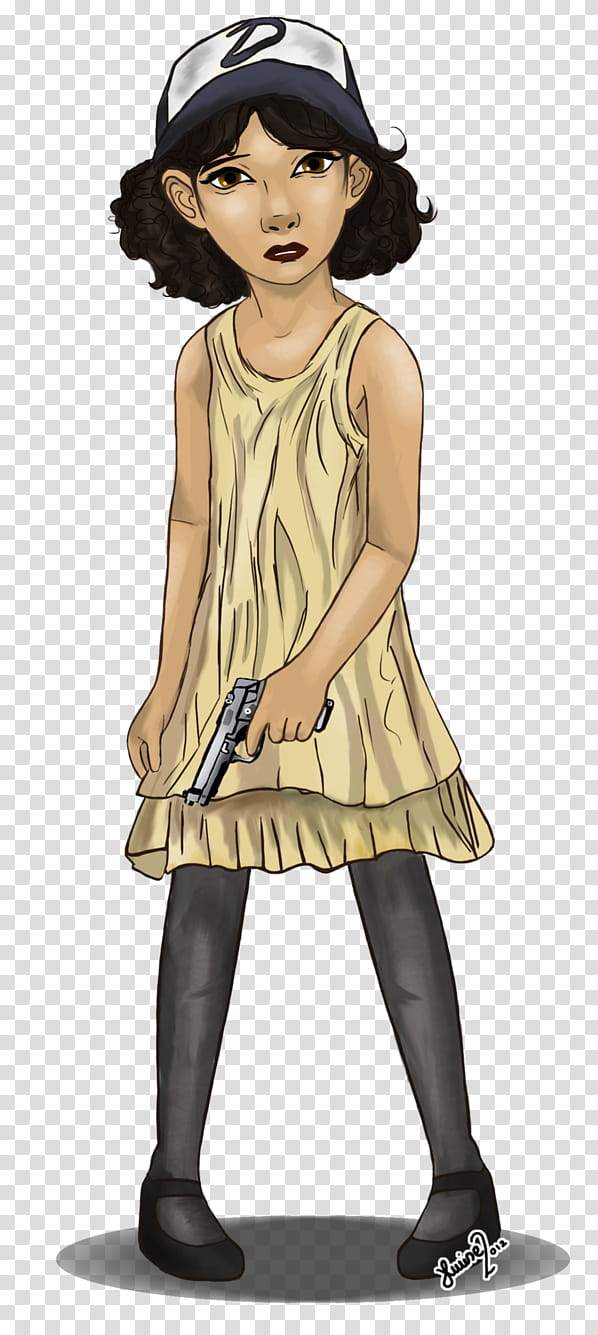 Clementine, The Walking Dead transparent background PNG clipart