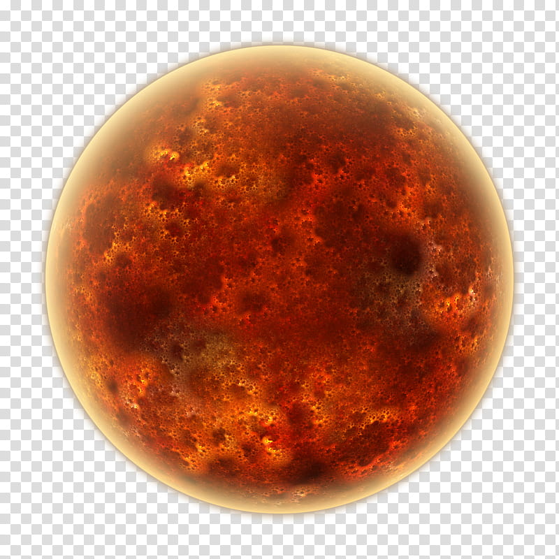 Fune fractal orbs, red planet transparent background PNG clipart