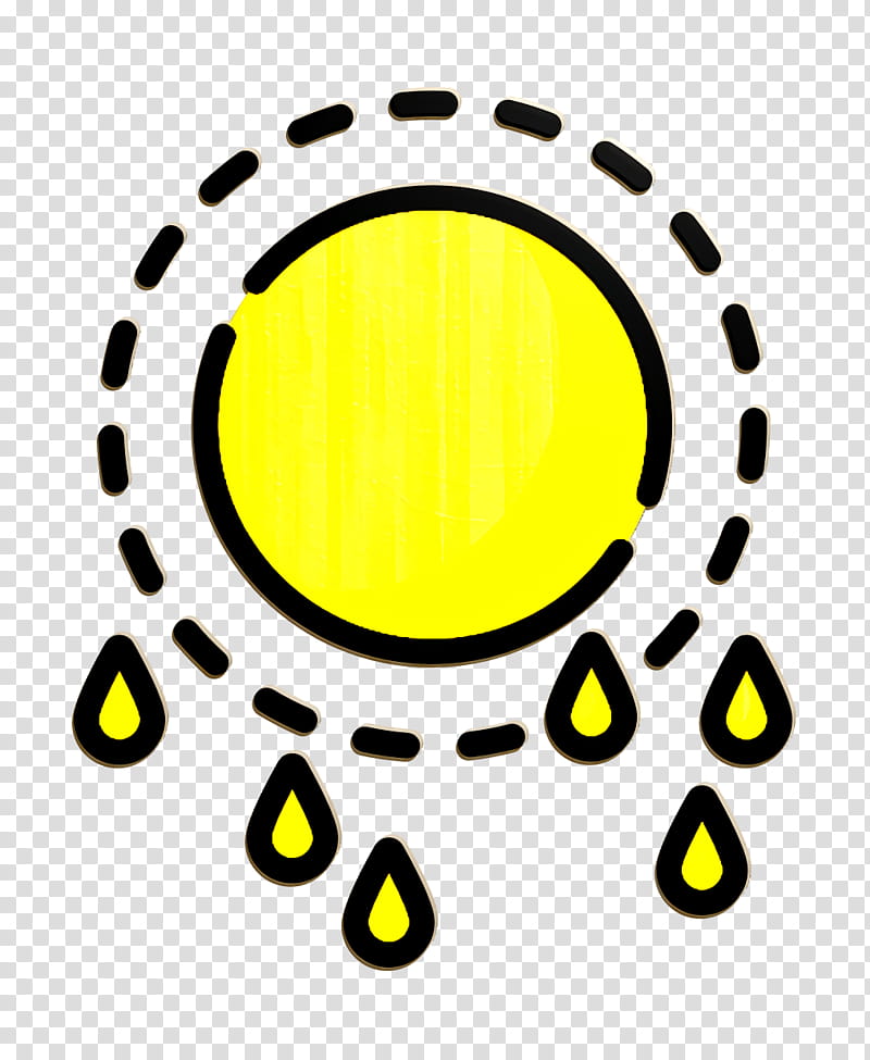 Climate Change icon Summer icon Sun icon, Yellow, Circle, Line transparent background PNG clipart