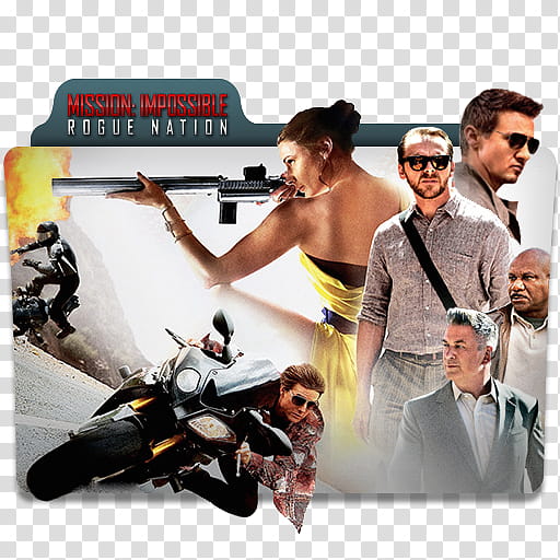 Movie Folder Icon , Mission Impossible, Rogue Nation () transparent background PNG clipart