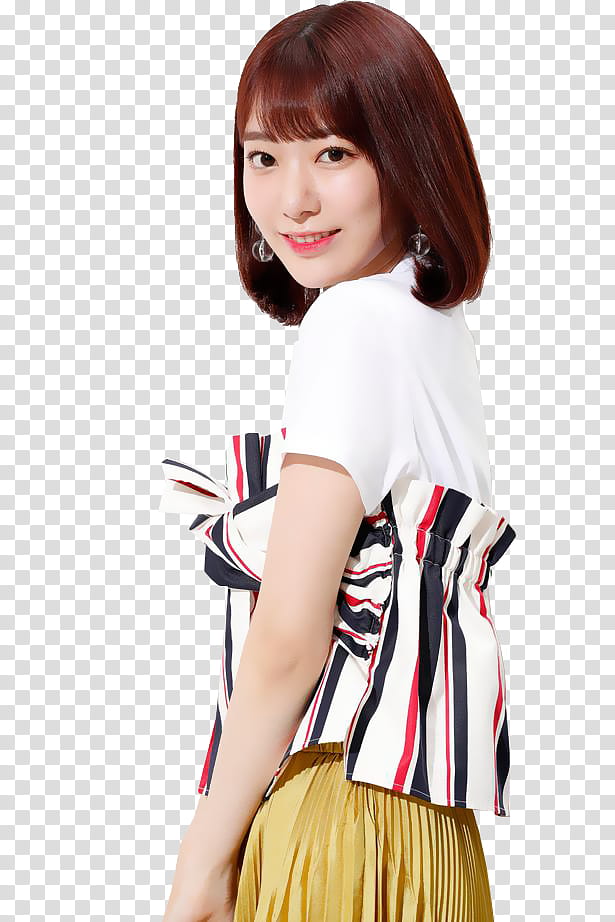 Sakura HKT IZONE render transparent background PNG clipart