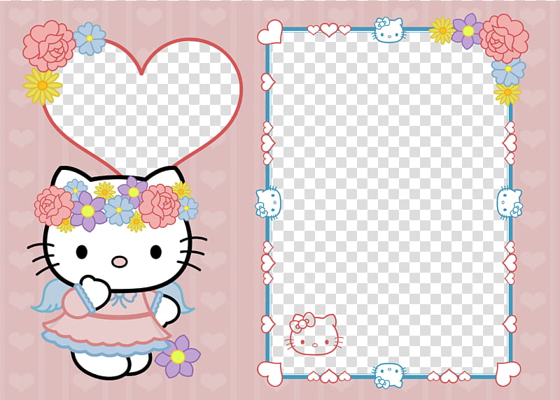 x hello kitty frame copy transparent background png clipart hiclipart x hello kitty frame copy transparent