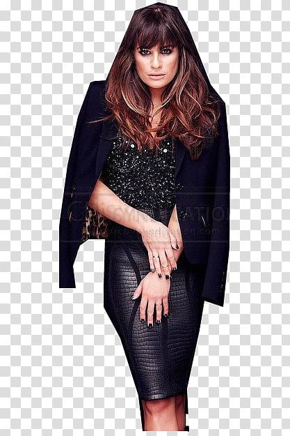 Lea Michele Marie Claire transparent background PNG clipart