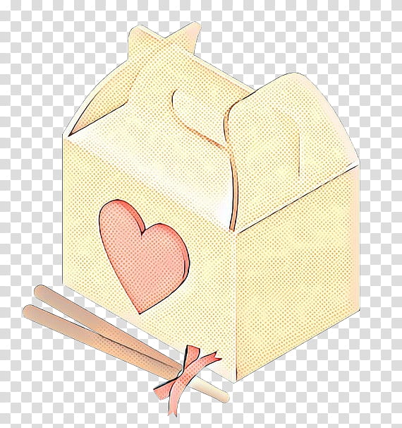 heart box paper wedding favors, Pop Art, Retro, Vintage transparent background PNG clipart