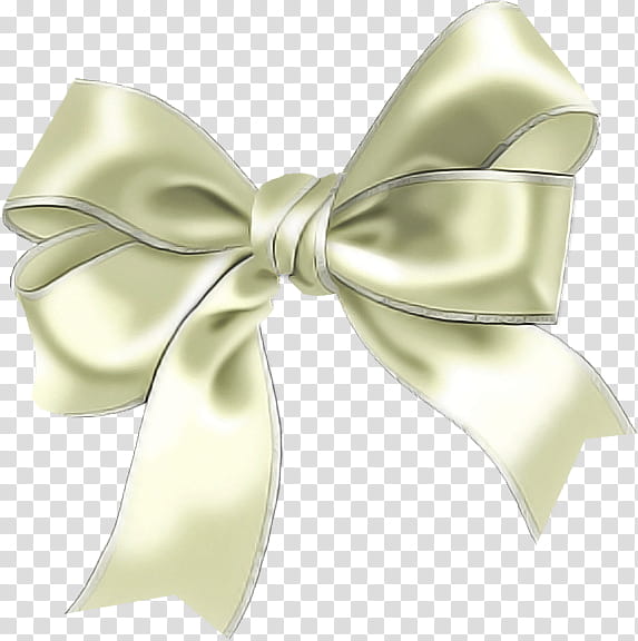 Bow tie, White, Ribbon, Satin, Yellow, Silk, Silver, Embellishment transparent background PNG clipart