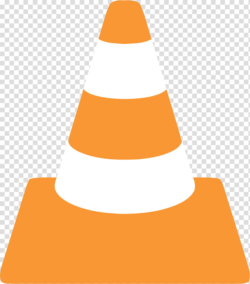 Hat, VLC Media Player, Videolan, Computer Software, Multimedia, Orange, Yellow, Line transparent background PNG clipart
