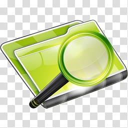 Summer Collection, green and black magnifying glass transparent background PNG clipart