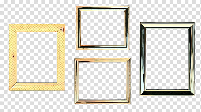 frame, Pop Art, Retro, Vintage, Frame, Rectangle, Brass, Mirror transparent background PNG clipart