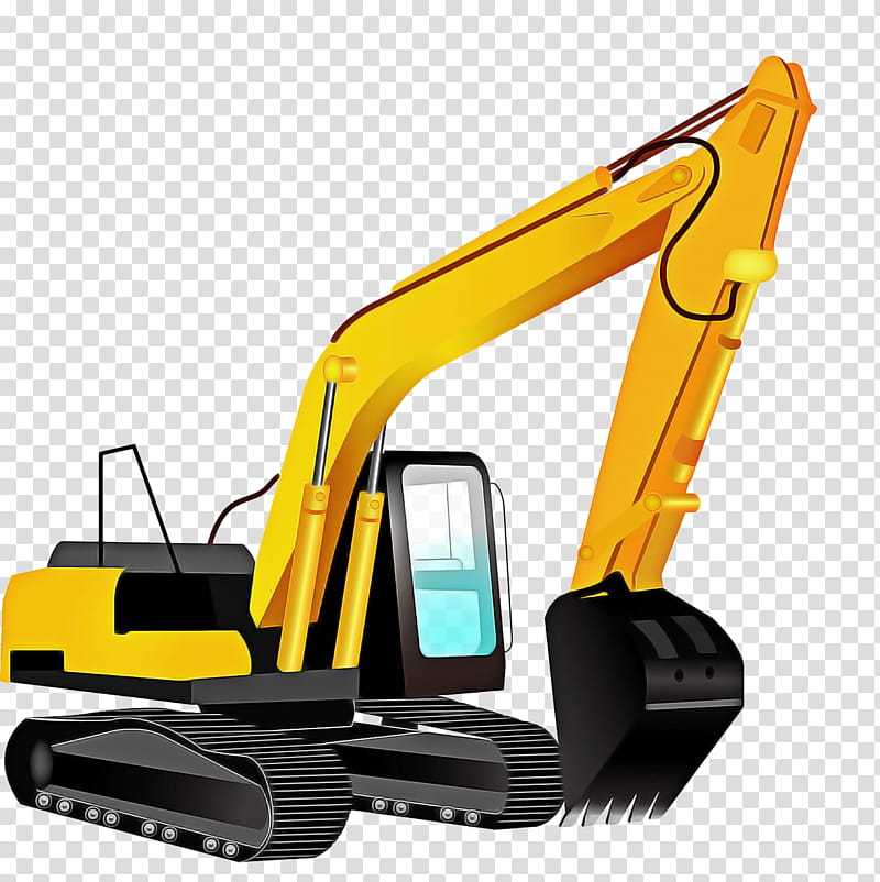 construction equipment vehicle bulldozer technology crane, Machine transparent background PNG clipart