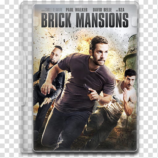 Movie Icon Mega , Brick Mansions, Brick Mansions movie disc case transparent background PNG clipart