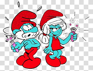 Baby, Papa Smurf, Smurfette, Grouchy Smurf, Gutsy Smurf, Brainy Smurf, Clumsy Smurf, Gargamel transparent background PNG clipart thumbnail