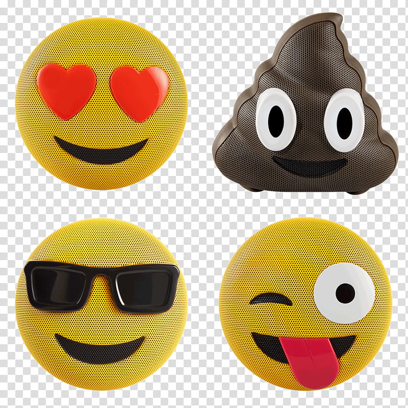 Smile Emoji, Jam Jamoji, Wireless Speaker, Loudspeaker, Hmdx, Jam Heavy Metal, Jam Trance Mini, Hmdx Jam Classic transparent background PNG clipart