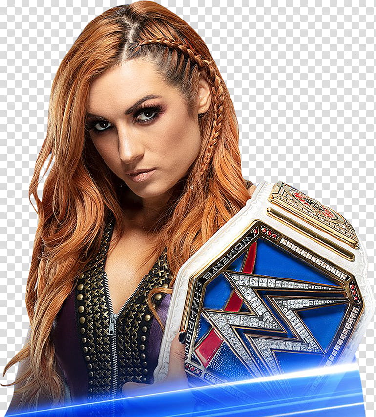 Becky Lynch SmackDown Women Champion Preview transparent background PNG clipart