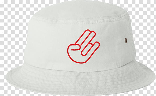AESTHETIC, white bucket hat transparent background PNG clipart