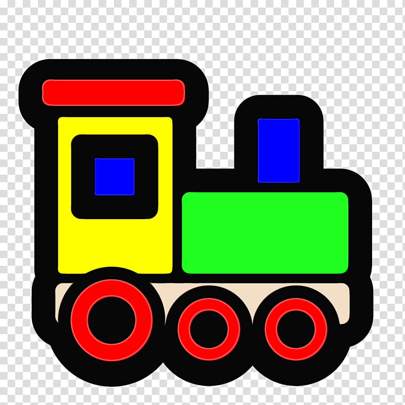 line font symbol vehicle, Watercolor, Paint, Wet Ink, Electric Blue, Locomotive, Logo transparent background PNG clipart