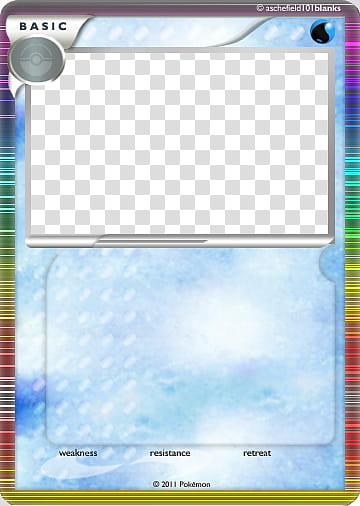 LunarEclipse Blanks , empty Pokemon Basic game card transparent background PNG clipart