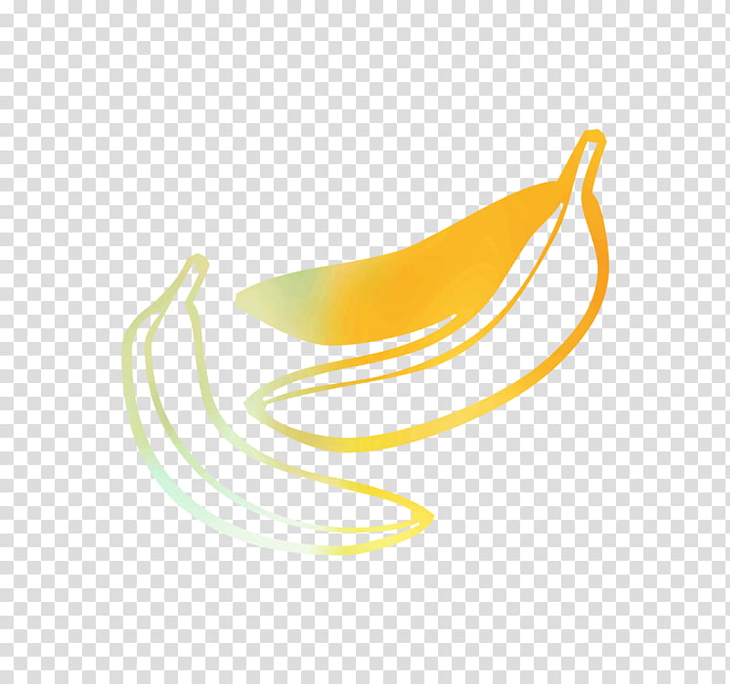 Banana Logo, Yellow, Line, Fruit, Banana Family, Plant transparent background PNG clipart