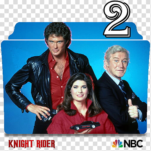 Knight Rider  series and season folder icons, Knight Rider (') S ( transparent background PNG clipart
