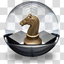 Sphere   , brown horse chess piece water globe transparent background PNG clipart