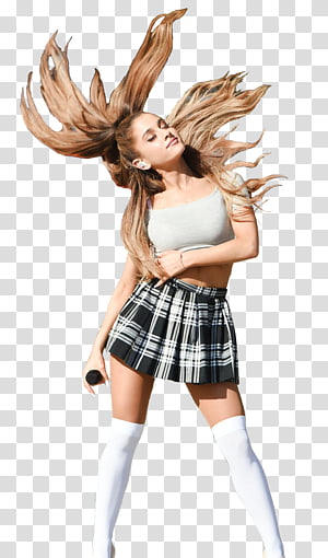Mini de Ariana grande transparent background PNG clipart thumbnail