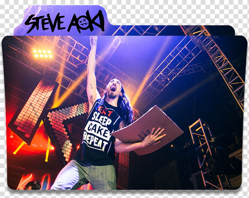 Steve Aoki folder icon transparent background PNG clipart